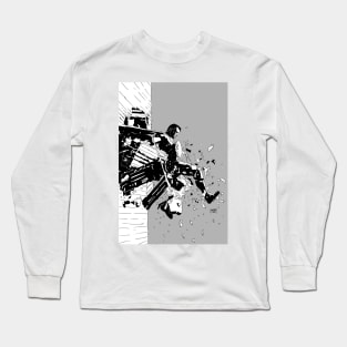 Super smash black and white Long Sleeve T-Shirt